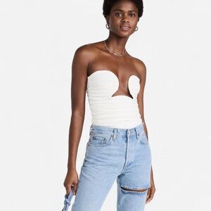 Pixie Market Women's White Corset xs